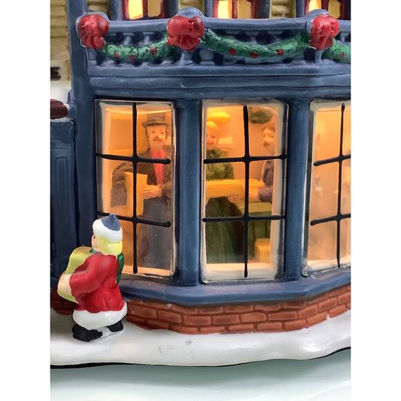 Vintage Trim A Home Post Office lighted Christmas Village EUC - Picture 2 of 12